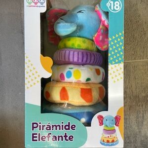 3/$20 Vibrant Elephant Ring Stacker by